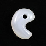 Japanese Natural Agate 20mm Magatama 3.3g (ID:43630)