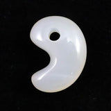 Japanese Natural Agate 20mm Magatama 3.3g (ID:43630)