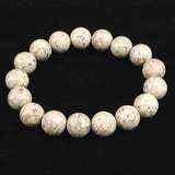 Japanese Natural Himekawa Rhyolite 12mm Bead Bracelet 42.0g (ID:43920)