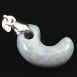 Natural Itoigawa Jadeite Blue Magatama Pendant 3.3g with Certificate (ID:44485)