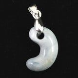 Natural Itoigawa Jadeite Blue Magatama Pendant 3.3g with Certificate (ID:44485)