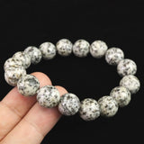 Japanese Natural Kurama Diorite 11.5mm Bead Bracelet 38.5g (ID:44872)