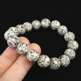 Japanese Natural Kurama Diorite 11.5mm Bead Bracelet 38.5g (ID:44872)