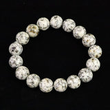 Japanese Natural Kurama Diorite 11.5mm Bead Bracelet 38.5g (ID:44872)
