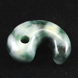 Natural Itoigawa Jadeite Green 30mm Magatama 11.8g with Certificate (ID:46283)