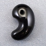 Japanese Natural Obsidian 24mm Magatama 4.3g (ID:46839)