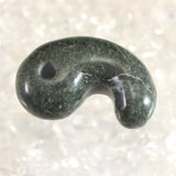 Japanese Natural Yamatohikari Stone 20mm Magatama 3.37g (ID:47268)