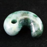 Natural Itoigawa Jadeite Green 30mm Magatama 12.1g with Certificate (ID:47743)