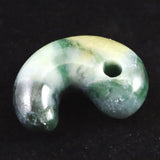 Natural Itoigawa Jadeite Green 30mm Magatama 12.1g with Certificate (ID:47743)