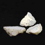 Japanese Natural Chalcedony 45mm Rough Stone Set of 3 79.3g (ID:48289)