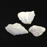 Japanese Natural Chalcedony 45mm Rough Stone Set of 3 79.3g (ID:48289)