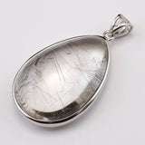 Japanese Natural Rutilated Quartz 33mm Drop Pendanttop 12.6g (ID:48472)