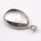 Japanese Natural Rutilated Quartz 33mm Drop Pendanttop 12.6g (ID:48472)