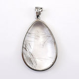Japanese Natural Rutilated Quartz 33mm Drop Pendanttop 12.6g (ID:48472)