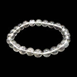 Japanese Natural Quartz 8mm Bead Bracelet 17.1g (ID:48493)