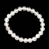 Japanese Natural Quartz 8mm Bead Bracelet 17.1g (ID:48493)