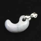 Natural Itoigawa Jadeite Blue Magatama Pendant 3.3g with Certificate (ID:49295)