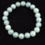 Japanese Natural Light Color Solomonite 10mm Bead Bracelet 28.9g (ID:50106)
