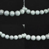 Natural Itoigawa Jadeite Green-Black 6.5mm Bead Bracelet 14.4g with Certificate (ID:50418)