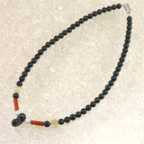 Izumo Jasper Mihogidama 18mm Magatama Bead Necklace 24.84g (ID:50707)