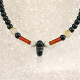 Izumo Jasper Mihogidama Magatama Bead 18mm Necklace 24.84g (ID:50707)