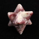 Japanese Natural Arknite Jasper 25.5mm Star Polyhedron 7.13g (ID:50887)