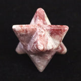 Japanese Natural Arknite Jasper 25.5mm Star Polyhedron 7.13g (ID:50887)
