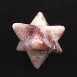 Japanese Natural Arknite Jasper 25.5mm Star Polyhedron 7.13g (ID:50887)