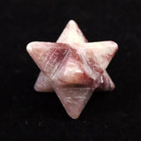 Japanese Natural Arknite Jasper 25.5mm Star Polyhedron 7.13g (ID:50887)