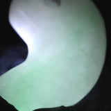 Natural Itoigawa Jadeite Light Green 22mm Magatama 5.06g with Certificate (ID:51175)