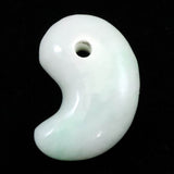 Natural Itoigawa Jadeite Light Green 22mm Magatama 5.06g with Certificate (ID:51175)