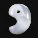 Japanese Natural Agate 30mm Magatama 10.7g (ID:51340)