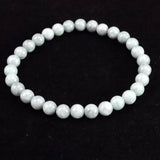 Natural Itoigawa Jadeite Green-Black 6.5mm Bead Bracelet 14.3g with Certificate (ID:51553)
