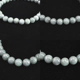 Natural Itoigawa Jadeite Green-Black 6.5mm Bead Bracelet 14.3g with Certificate (ID:51553)