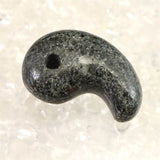 Japanese Natural Black Hide Garnet 30mm Magatama 10.4g (ID:52033)