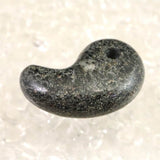 Japanese Natural Black Hide Garnet 30mm Magatama 10.4g (ID:52033)