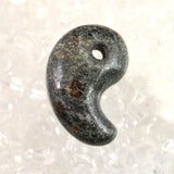 Japanese Natural Black Hide Garnet 30mm Magatama 10.4g (ID:52033)