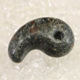 Japanese Natural Black Hide Garnet 30mm Magatama 10.4g (ID:52033)