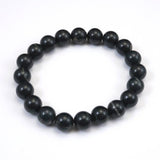 Japanese Natural Blue Kamuikotan Actinolite Schist 10mm Bead Bracelet 30.0g (ID:52357)