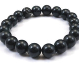 Japanese Natural Blue Kamuikotan Actinolite Schist 10mm Bead Bracelet 30.0g (ID:52357)