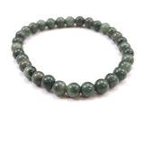 Izumo Jasper Bead Bracelet 6mm 10.1g with Certificate (ID:52558)
