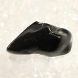 Japanese Natural Obsidian 21mm Polished Rough Stone 2.7g (ID:52724)