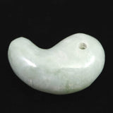 Natural Itoigawa Jadeite Light Green 30mm Magatama 12.68g with Certificate (ID:52842)