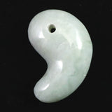 Natural Itoigawa Jadeite Light Green 30mm Magatama 12.68g with Certificate (ID:52842)
