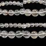 Japanese Natural Included Quartz 12mm Bead Bracelet 39.5g (ID:53359)