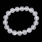 Japanese Natural Quartz 10.5mm Bead Bracelet 31.0g (ID:53626)