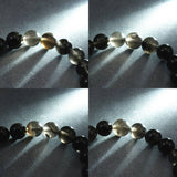 Japanese Natural Obsidian 10mm Bead Bracelet 27.1g (ID:54180)