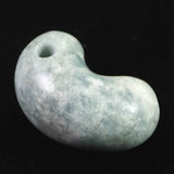 Natural Itoigawa Jadeite Blue 30mm Magatama 16.0g with Certificate (ID:54519)