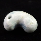 Natural Itoigawa Jadeite Blue 30mm Magatama 16.0g with Certificate (ID:54519)