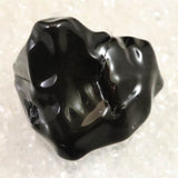 Japanese Natural Obsidian 41mm Polished Rough Stone 30.1g (ID:56039)